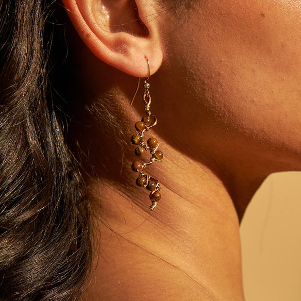 Tiger's Eye Earrings