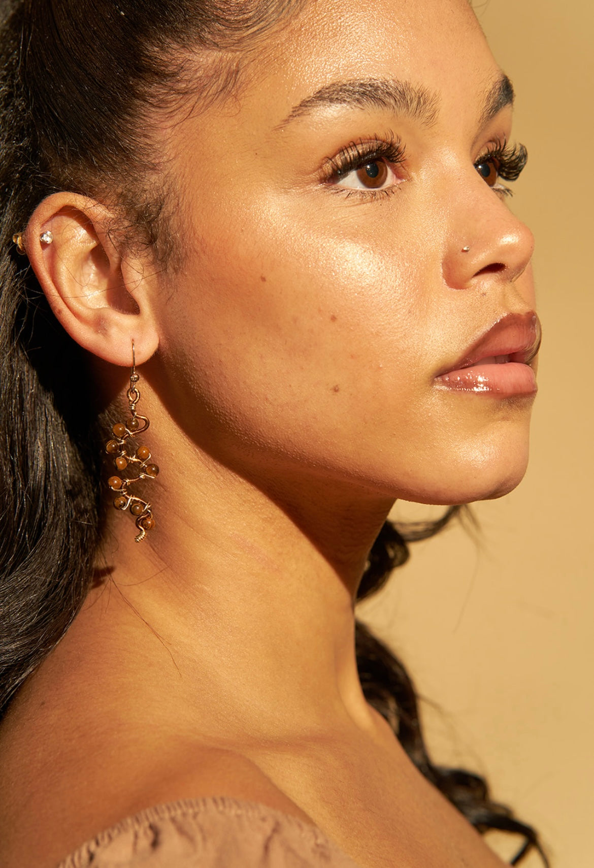 Tiger's Eye Earrings